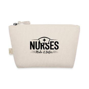 Nurses Nurse Physician Assistant Saying Quote - Organic Pouch - nature - Front