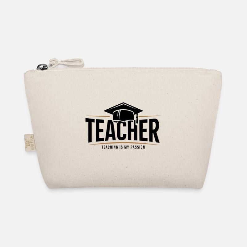 Lehrer Lehrerin Teacher Schüler Schule Beruf Bio-Täschchen
