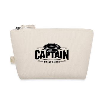 Captain Captain - Awesome Dad Father's Day - Organic Pouch - nature - Front