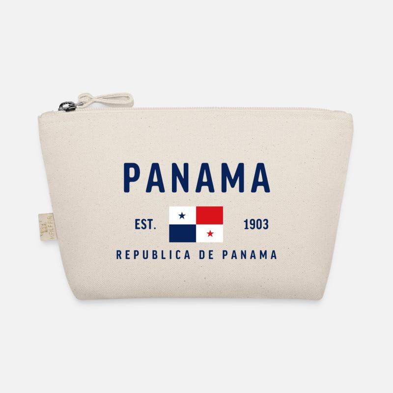 Panama Est 1903 - Bio-Täschchen - Natur