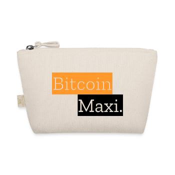 Bitcoin Maxi. - Bio-Täschchen - Natur - Vorne