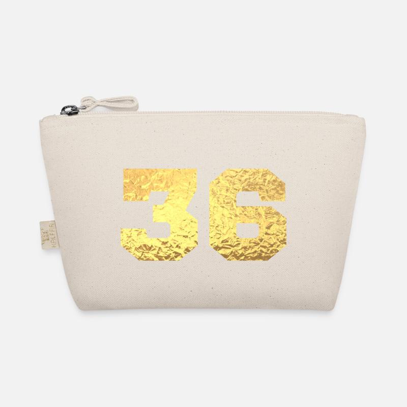 Numéro 36 paillettes doré - 36e anniversaire Trousse biologique