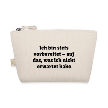 Selbstironische Sprüche - Bio-Täschchen - Natur - Vorne