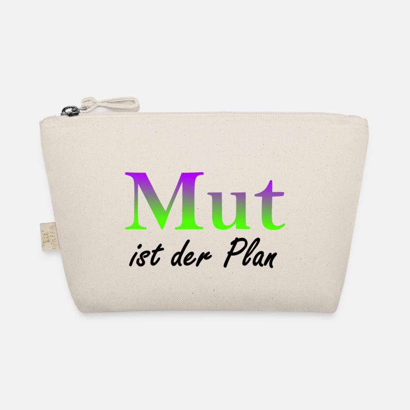 Mut ist der Plan - Bio-Täschchen - Natur