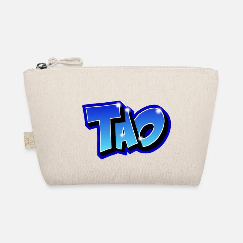 Graffiti TAO druckbar - Bio-Täschchen - Natur