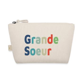 naissance, grande soeur, grande fille - Trousse biologique - nature - Devant