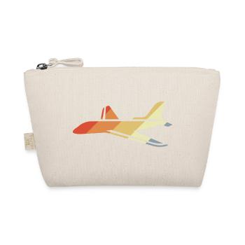 Vintage Airplane Graphic - Organic Pouch - nature - Front