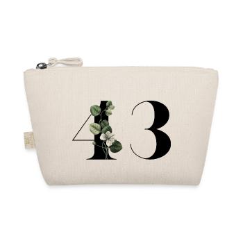 Numéro 43 floral vert - 43e anniversaire floral - Trousse biologique - nature - Devant