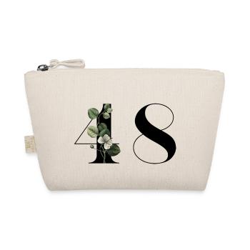 Numéro 48 floral vert - 48e anniversaire floral - Trousse biologique - nature - Devant