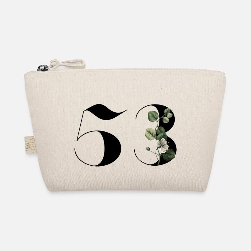 Nummer 53 Blumengrün - 53. Blumengeburtstag Bio-Täschchen