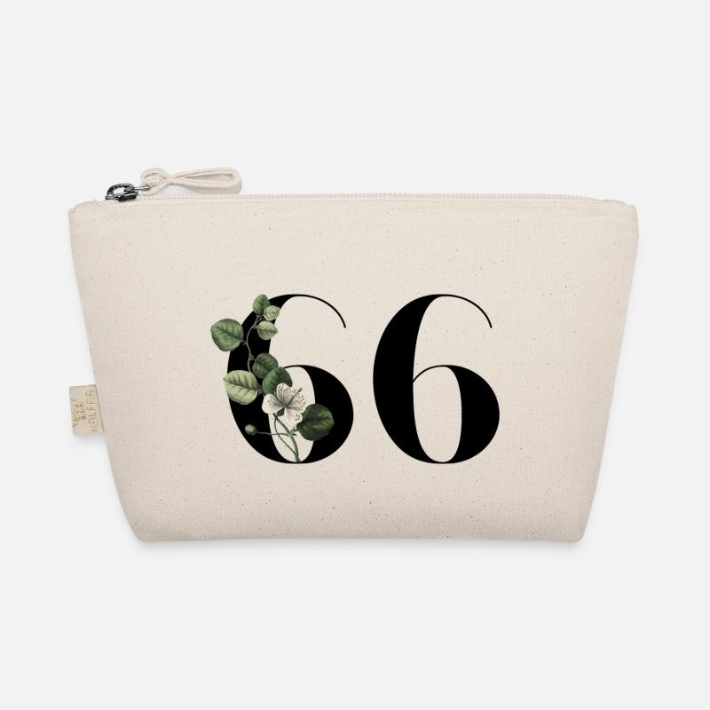 Nummer 66 Blumengrün - 66. Blumengeburtstag Bio-Täschchen