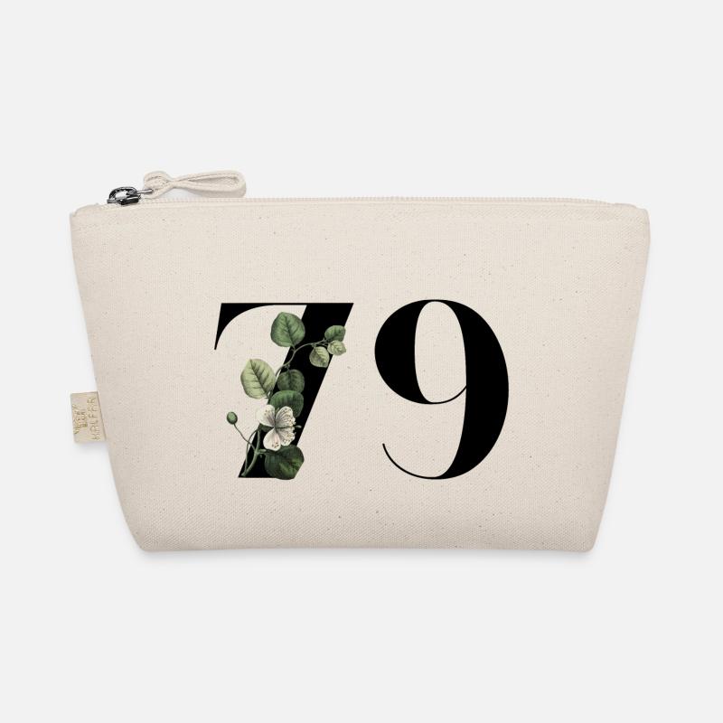 Nummer 79 Blumengrün - 79. Blumengeburtstag Bio-Täschchen