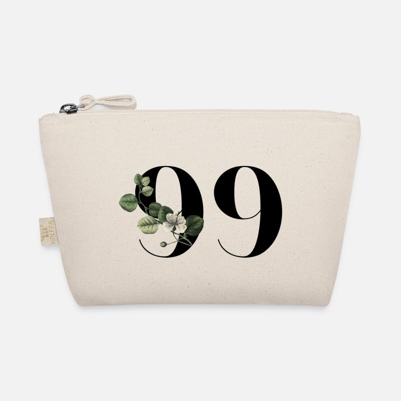Nummer 99 Blumengrün - 99. Blumengeburtstag Bio-Täschchen