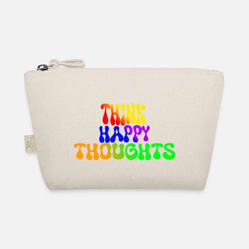 Think Happy Thoughts Bio-Täschchen