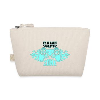 Gamer Game Play Online Computer Gaming Arcade Neon - Organic Pouch - nature - Front