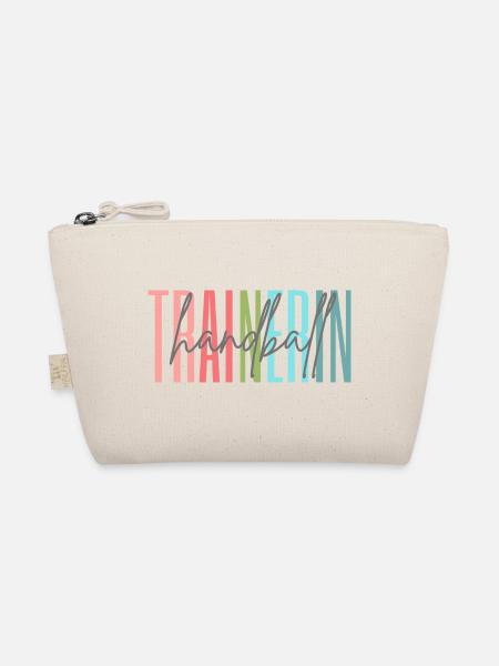 Trainerin Handball Handballtrainerin Geschenk - Bio-Täschchen - Natur