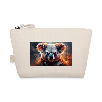 Süße mürrische griesgrämige Tiere - Koala - Bio-Täschchen - Natur - Vorne