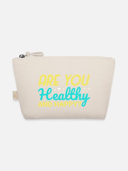 Healthy and Happy ? - Bio-Täschchen - Natur - Vorne