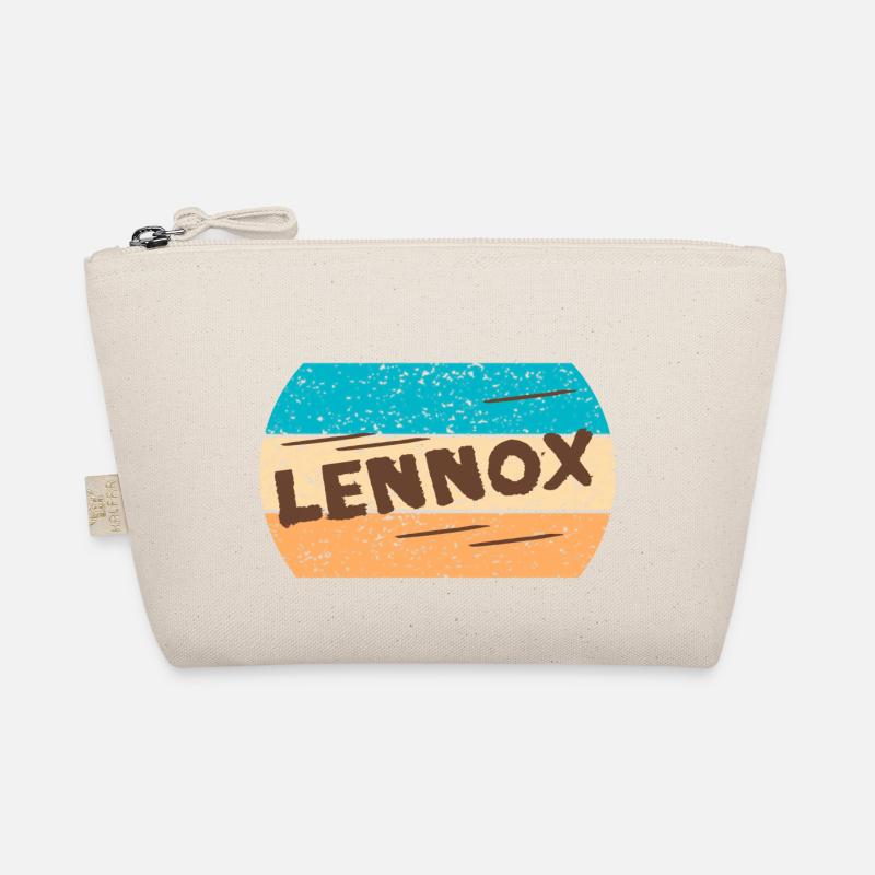 Lennox Vintage Text Bio-Täschchen
