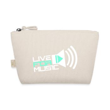 Live for Music Speaker Saying Life for Music - Organic Pouch - nature - Front