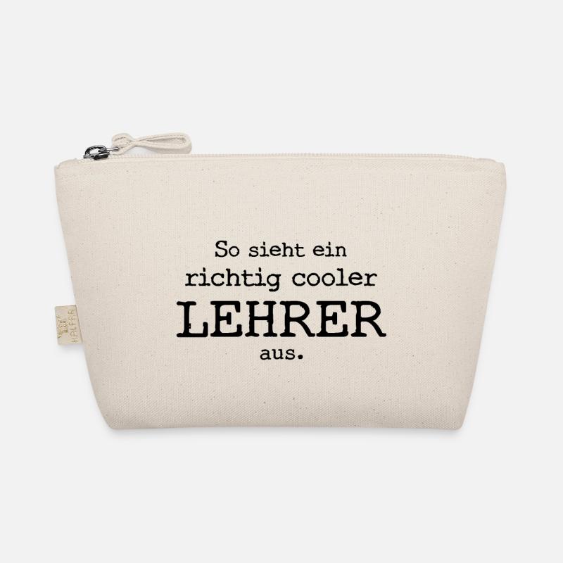 So sieht ein richtig cooler Lehrer aus - Bio-Täschchen - Natur