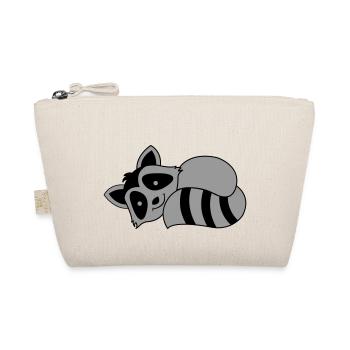 Racoon - Organic Pouch - nature - Front