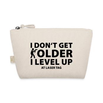 I Don t Get Older I Level Up at Laser Tag - Organic Pouch - nature - Front
