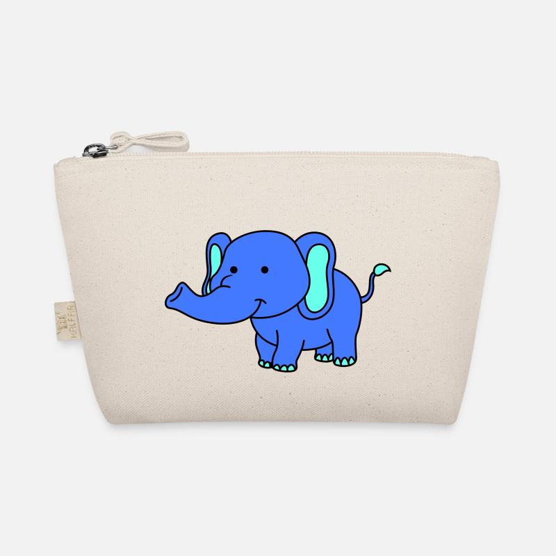 elefant - Bio-Täschchen - Natur