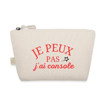 je peux pas j'ai console - Trousse biologique - nature - Devant