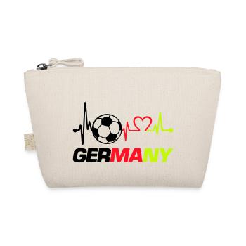 fußball love beat germany - Bio-Täschchen - Natur - Vorne