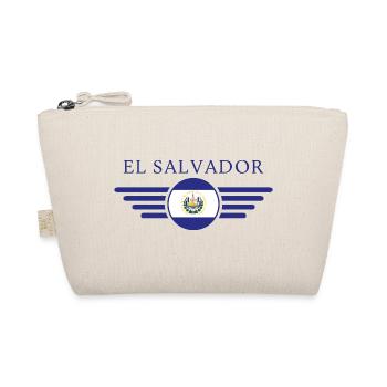 I Love El Salvador Design T-Shirt - Organic Pouch - nature - Front