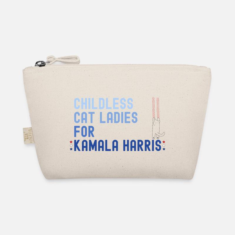 Dames chat sans enfant pour Kamala Harris 2024 - Trousse biologique