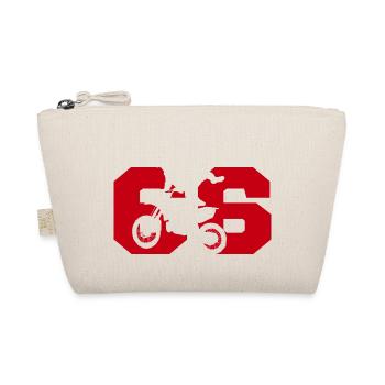 Moto 66 biker - Organic Pouch - nature - Front