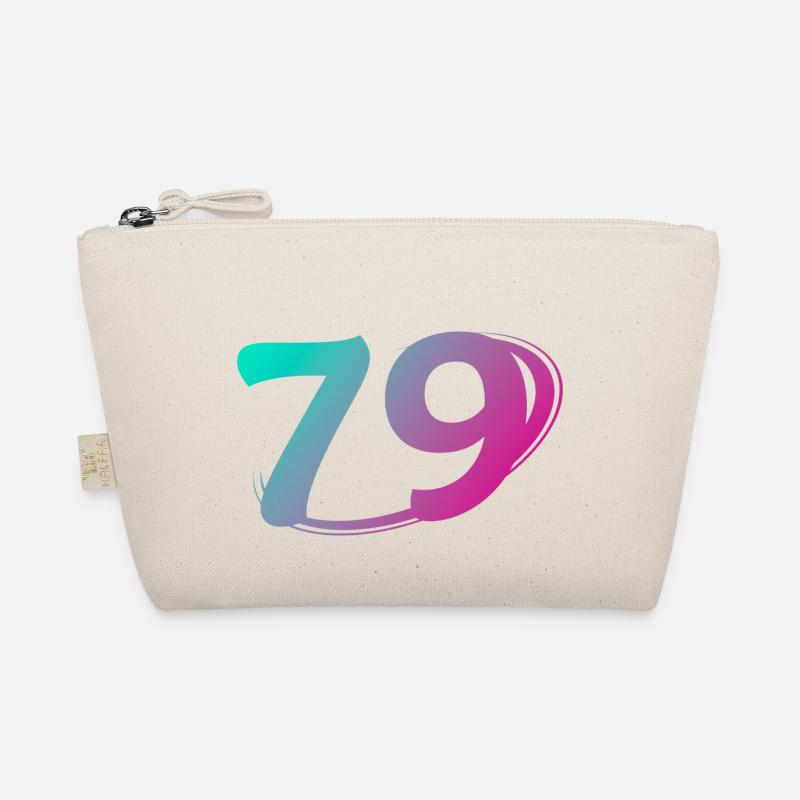 Number 79 multicolor Organic Pouch