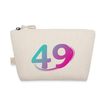 Number 49 multicolor - Organic Pouch - nature - Front
