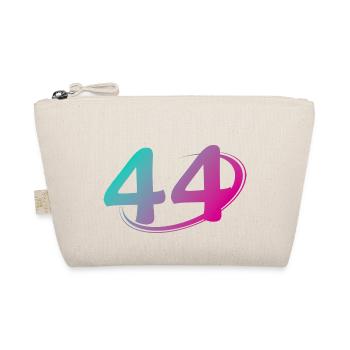 Number 44 multicolor - Organic Pouch - nature - Front