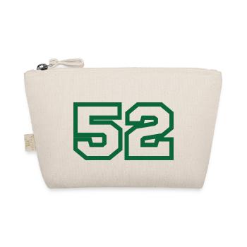 Number 52 green sport - Organic Pouch - nature - Front