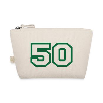 Number 50 green sport - Organic Pouch - nature - Front