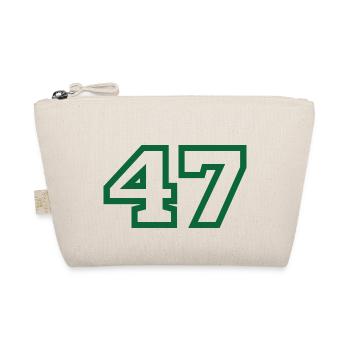 Number 47 green sport - Organic Pouch - nature - Front