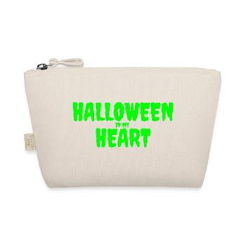 Halloween in My Heart Typography Design - Organic Pouch - nature - Front