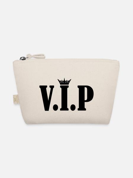 vip crown - Bio-Täschchen - Natur - Vorne