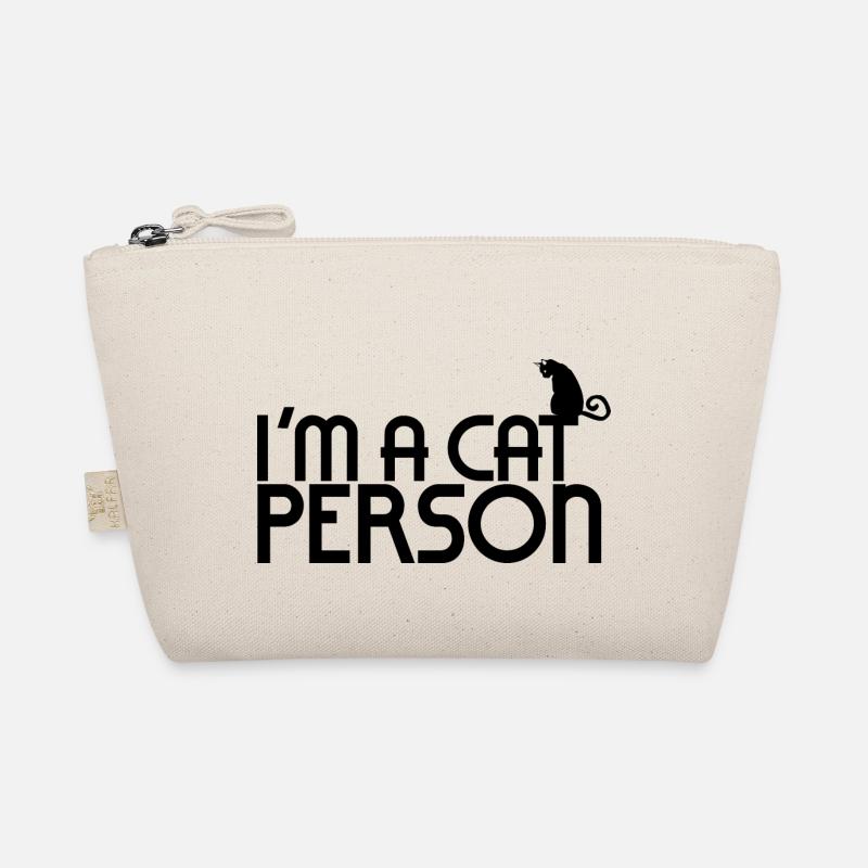 Ich bin ein Katzenmensch Bio-Täschchen