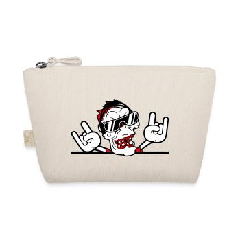 DJ Zombie Undead Horror Halloween Party Celebrations - Organic Pouch - nature - Front