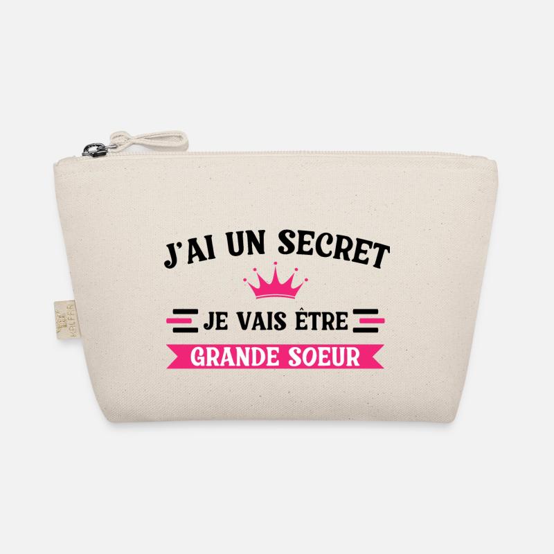 Ich habe ein Geheimnis, ich werde eine große Schwester sein Bio-Täschchen