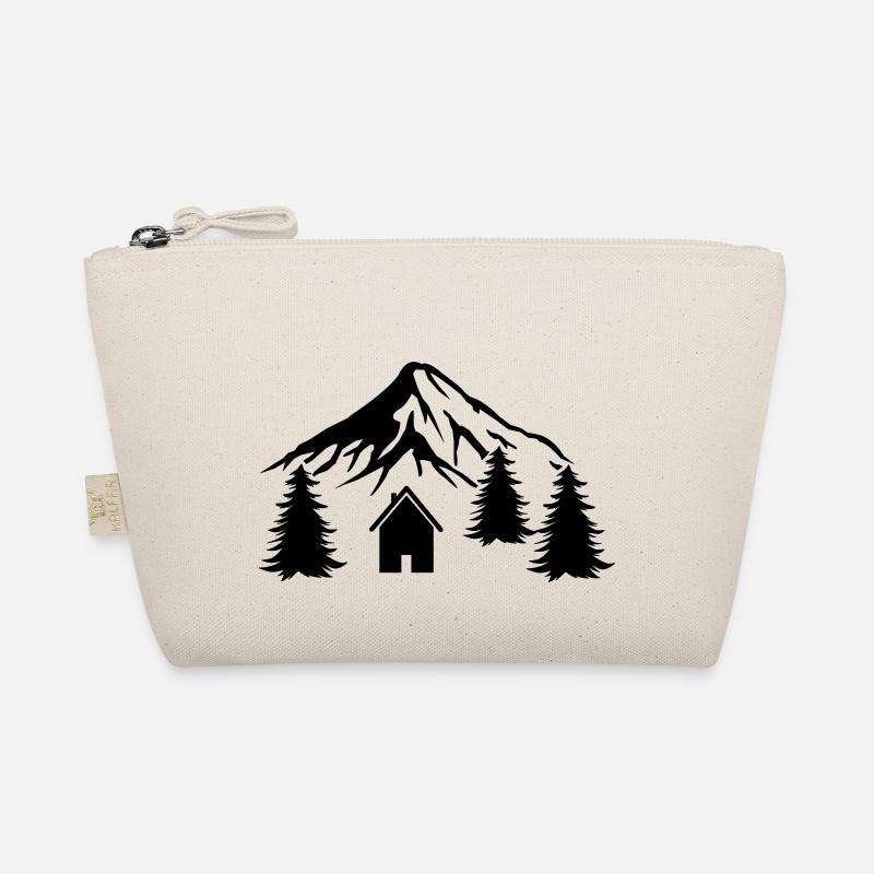 hütte berge - Bio-Täschchen - Natur