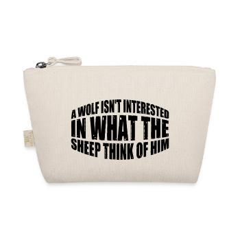 A Wolf Isn't Interested In What The Sheep Think 4 - Bio-Täschchen - Natur - Vorne
