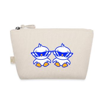 Two Chicks Party Crew Chicks Birds 2 Friends Team - Organic Pouch - nature - Front