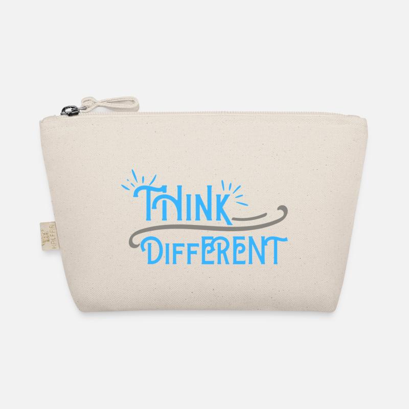 Think Differnet Blaue Grau Design Bio-Täschchen