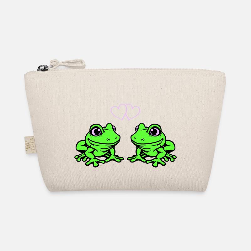 frosch comic love Bio-Täschchen