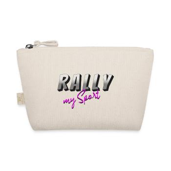 Rally my Sport grau pink - Bio-Täschchen - Natur - Vorne